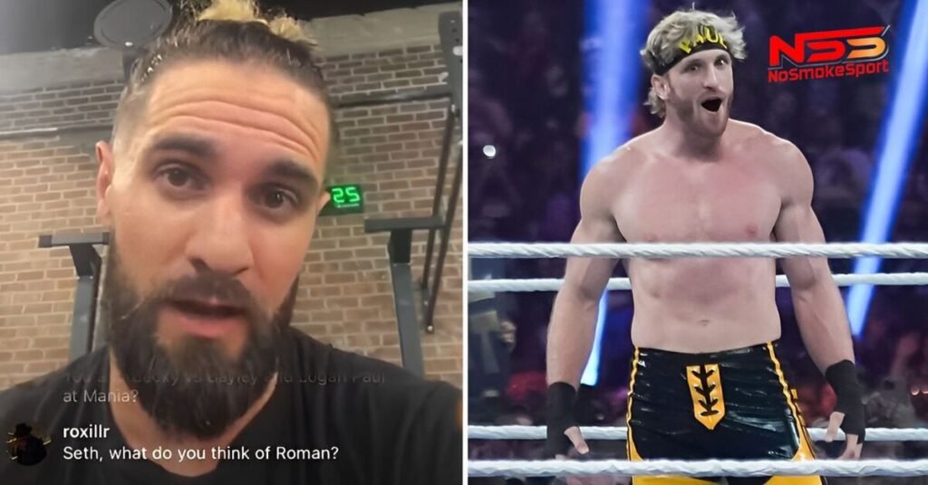 Seth Rollins Takes A Shot At Logan Paul He S A Leach