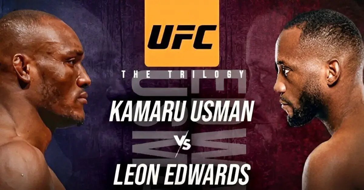 UFC 286 Edwards vs Usman 3 UK Start Time, TV Channel, Fight Card