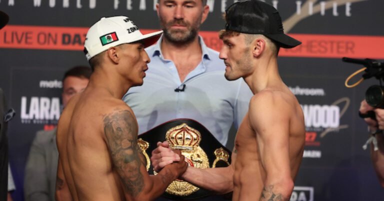 Lara vs Wood 2 Running Order, Start Times, Undercard And Main Event Ring Walks