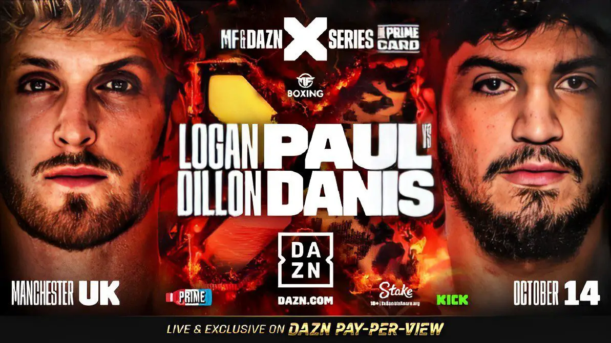 Logan Paul Vs Dillon Danis ANNOUNCED For Co-Main Event To KSI Vs Tommy Fury Prime Card On October 14th