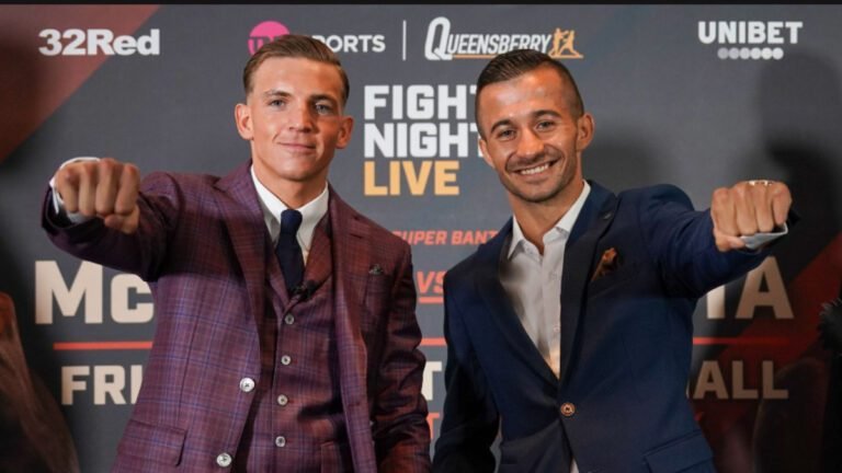 McCann vs Baluta UK Start Time, TV Channel, Main Event Ring Walks And Undercard