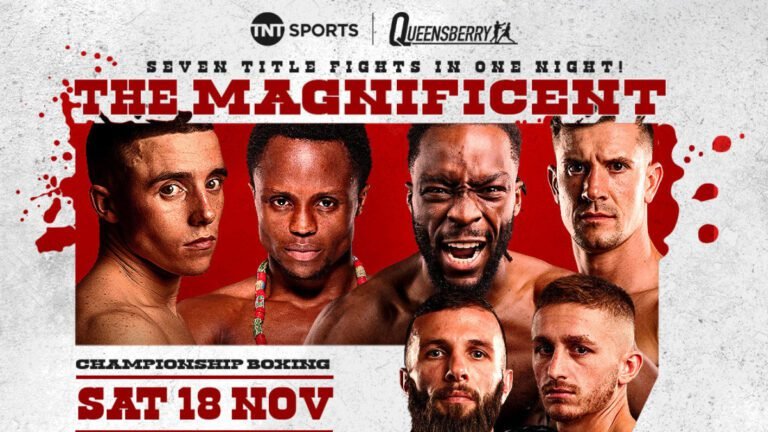 Bentley vs Heaney, Ball vs Dogboe Co-Headline 7 Fight Queensberry Mega Card On Nov 18 Live On TNT Sports