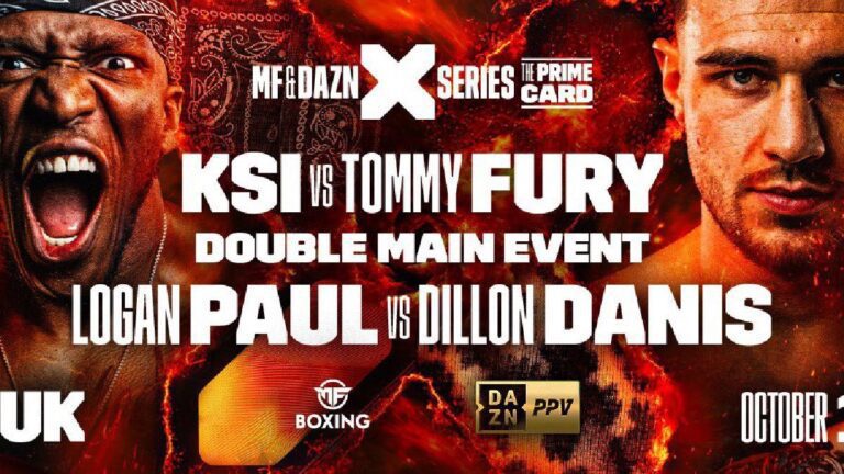 KSI Vs Fury Full Card Running Order, Fights, Start Times & Undercard – 11 Mega Fights On One Night