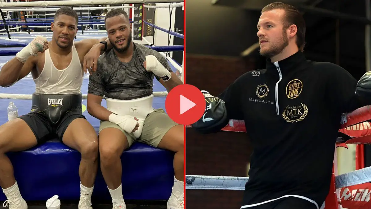 Anthony Joshua Sparring Undefeated British Heavyweight At Ben Davison's Gym As Fight Announcement Nears