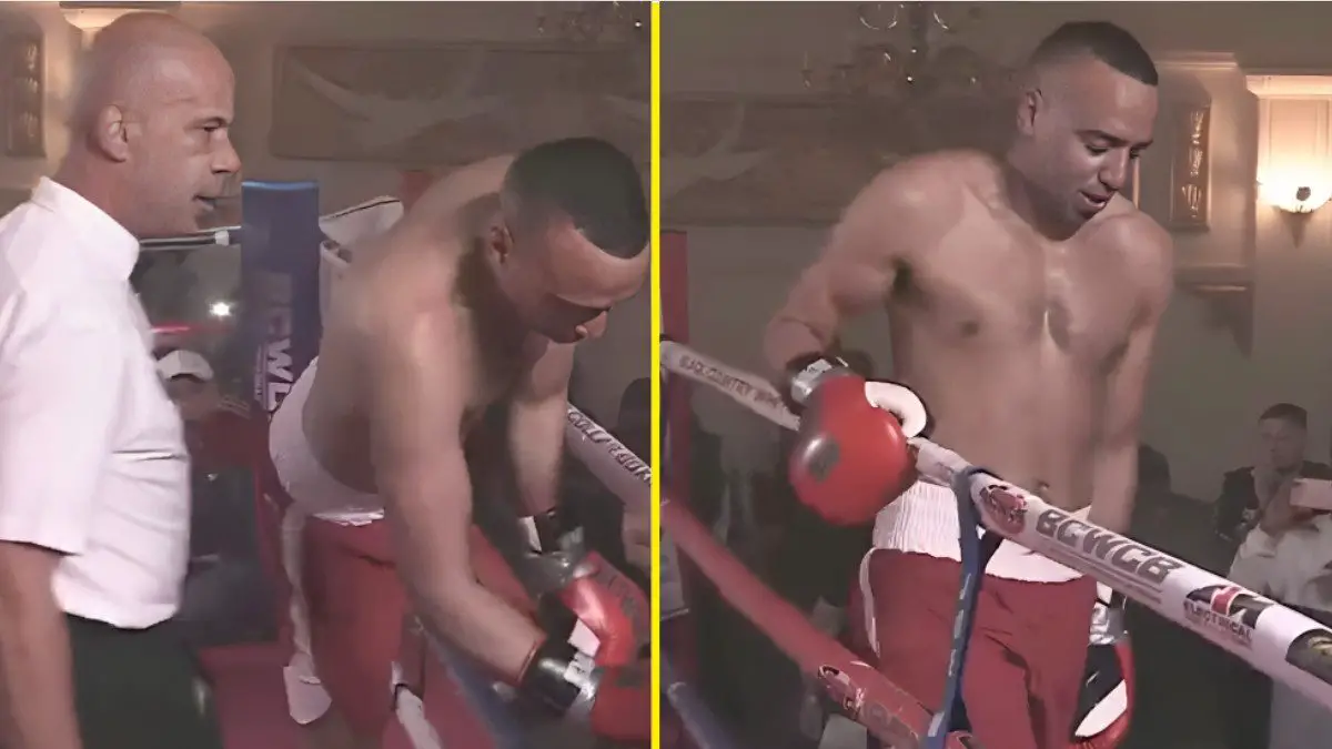 TYAN BOOTH - Disgraced Boxer-Turned Cult Hero Walks Out Of The Ring In The Middle Of Unlicensed Fight
