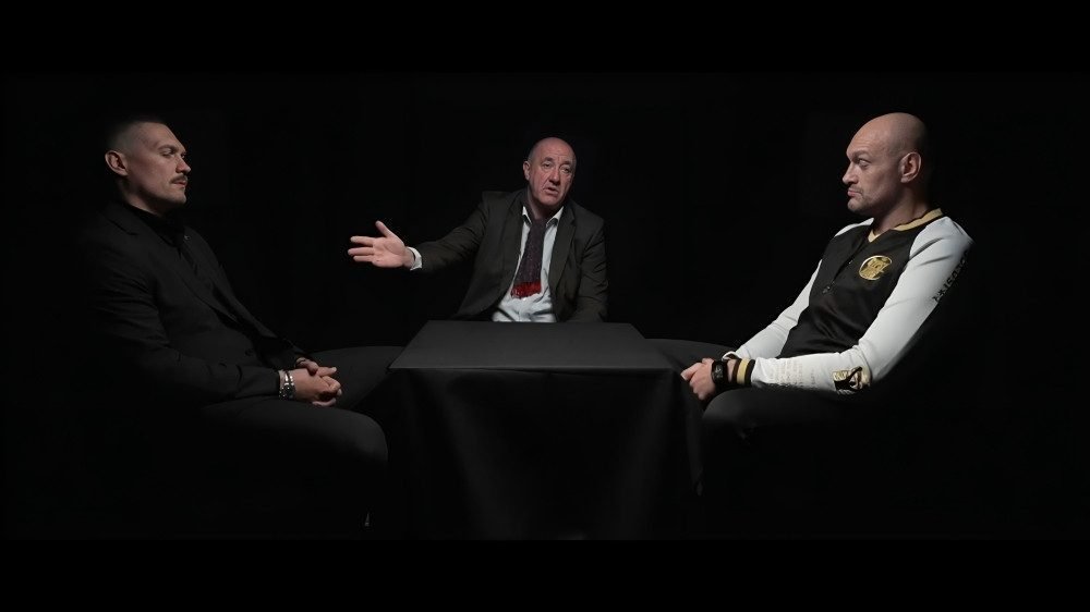 LEAKED: Fury vs Usyk Face Off 'Gloves Are Off' Type Video