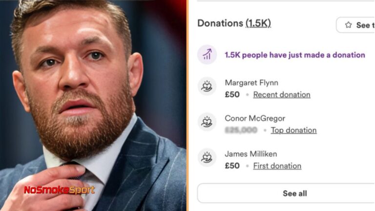 Conor McGregor Makes Sizeable Donation to Injured MMA Fighters Recovery Fund