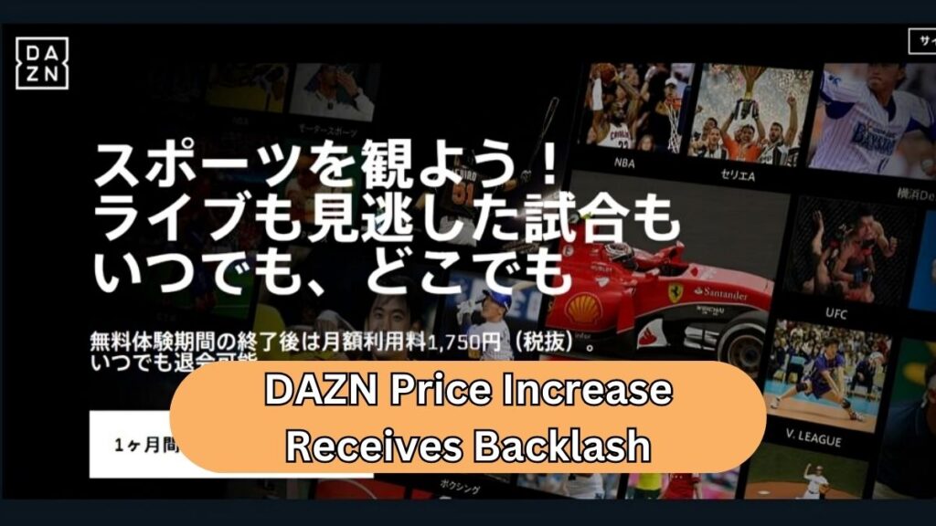 Takafumi Horie expressing criticism of the DAZN price increase in Japan