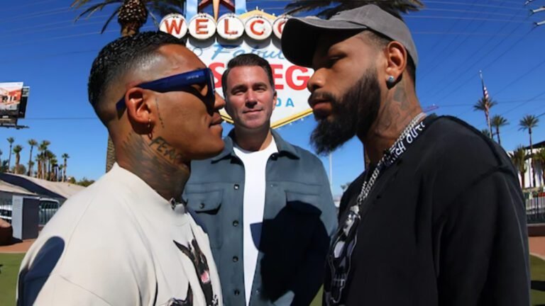 Conor Benn vs Peter Dobson Face-Off: Undefeated Pair Exchange Words Ahead Of Saturday's Welterweight Fight In Las Vegas