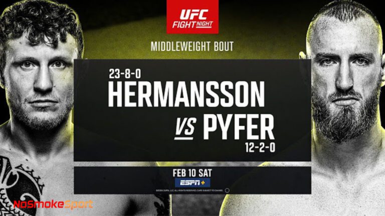 UFC Vegas 86 Results: Hermansson vs Pyfer Main Event Fight Ends In Close Decision