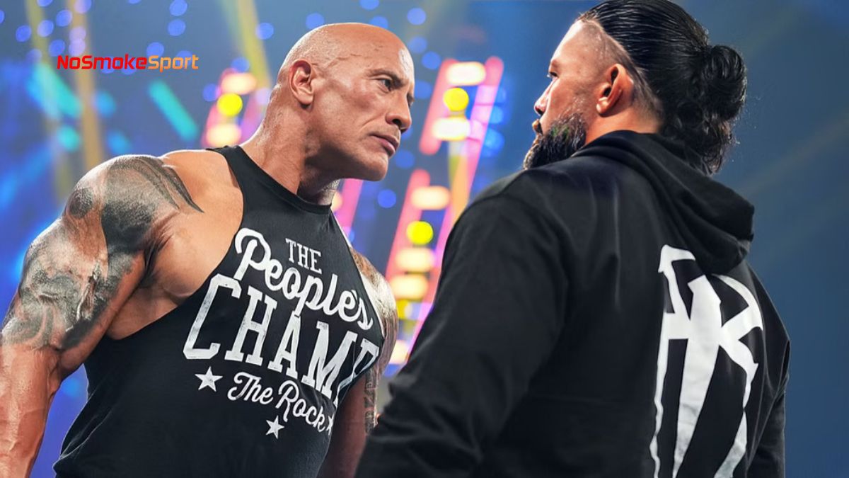 The Rock Makes Appearance On SmackDown, Steps Up To Roman Reigns