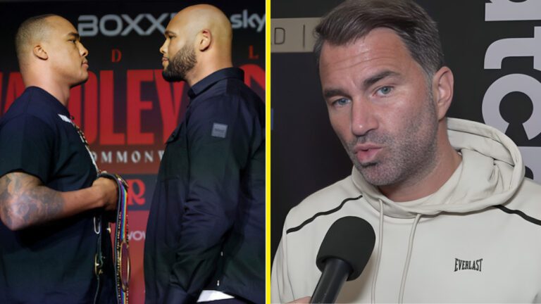 Wardley vs Clarke Prediction: Promoter Eddie Hearn Gives SURPRISING Pick For Sunday’s Big Heavyweight Fight