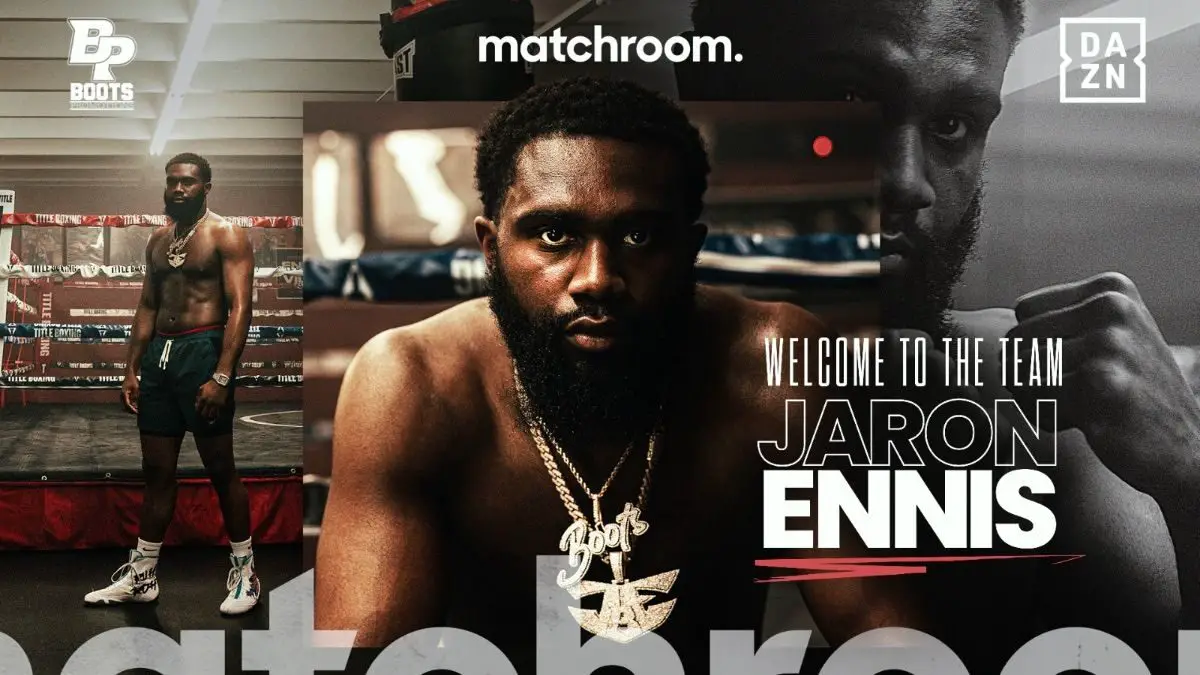 Jaron Ennis Teams Up with Eddie Hearn and Matchroom For a Multi-Fight Promotional Deal