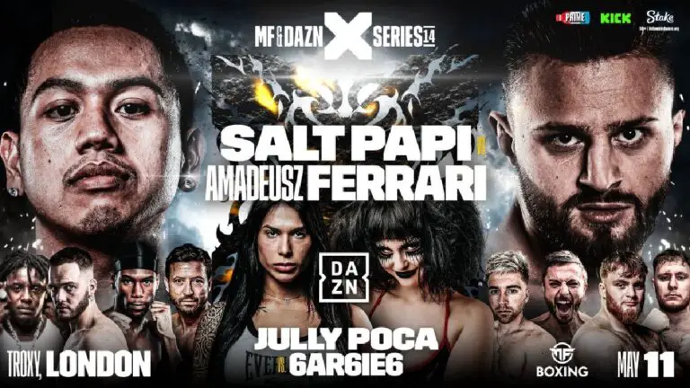 Misfits Boxing 014 ANNOUNCED – Salt Papi Returns Against Amadeusz Ferrari In Huge Fight Card Set For May 11th
