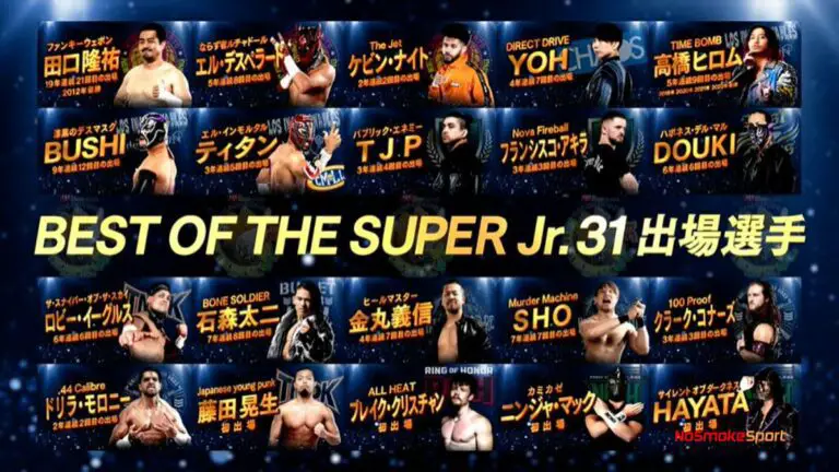 NJPW Best Of The Super Junior 31 Entrants Revealed