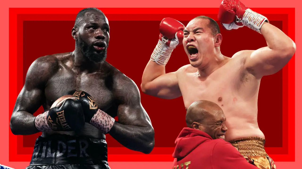 As his clash against Zhang comes closer, an interviewer hears of the possibility of Deontay Wilder retiring