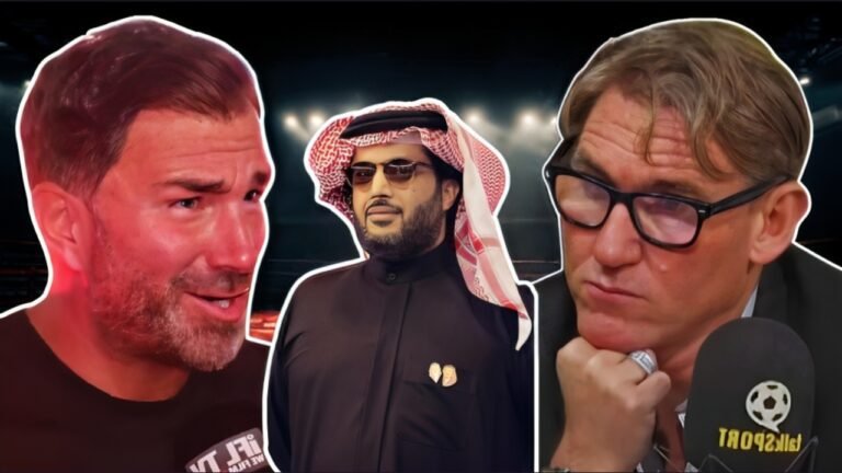 Eddie Hearn RIDICULES Simon Jordan over Turki-Al Sheikh