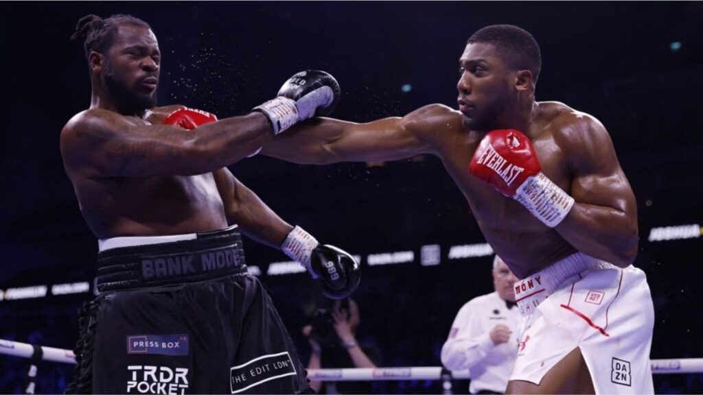 Franklin then extended Anthony Joshua twelve rounds at the O2 where AJ struggled to look impressive