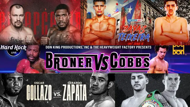Boxing This Weekend: June 7 – 9, 2024 – Broner vs Cobbs, Michael Hunter, and MORE