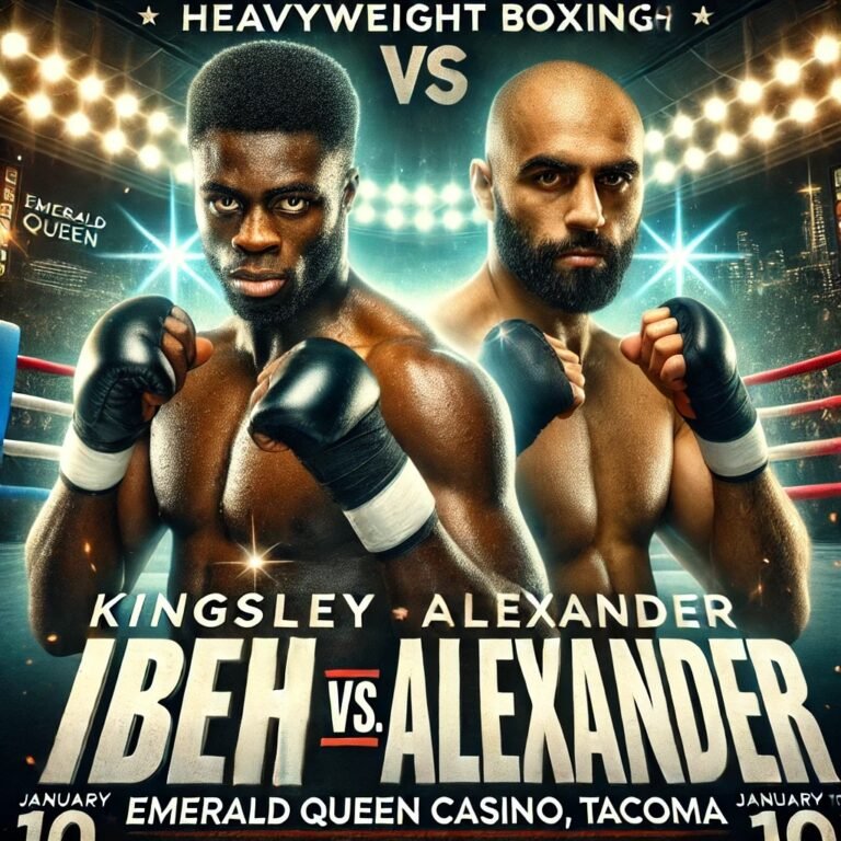 Ibeh vs Alexander: Heavyweight Showdown Set for January 10 in Tacoma