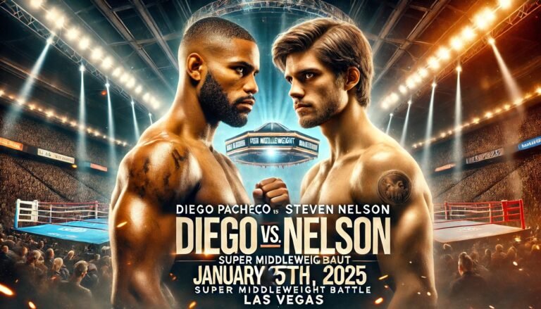 Diego Pacheco and Steven Nelson Battle for Super Middleweight Supremacy on January 25th