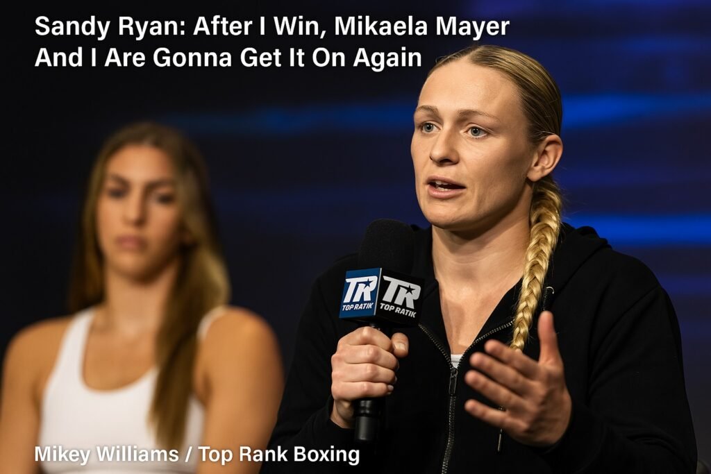ryan vs mayer - Ryan vs Mayer II: Sandy Ryan Promises Victory and Trilogy Showdown