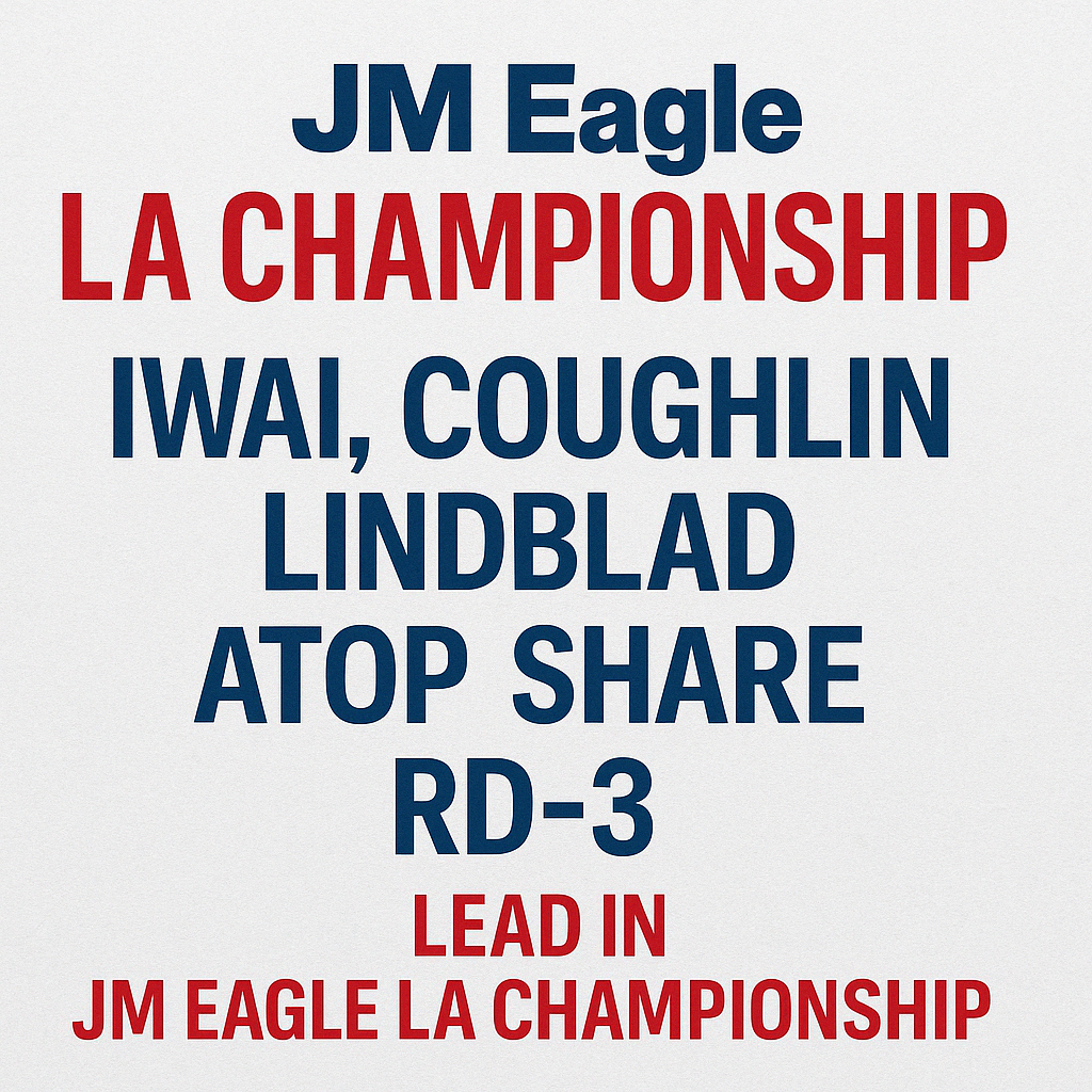 LPGA Championship - Akie Iwai, Lauren Coughlin, and Ingrid Lindblad Share the Lead at the LPGA Championship