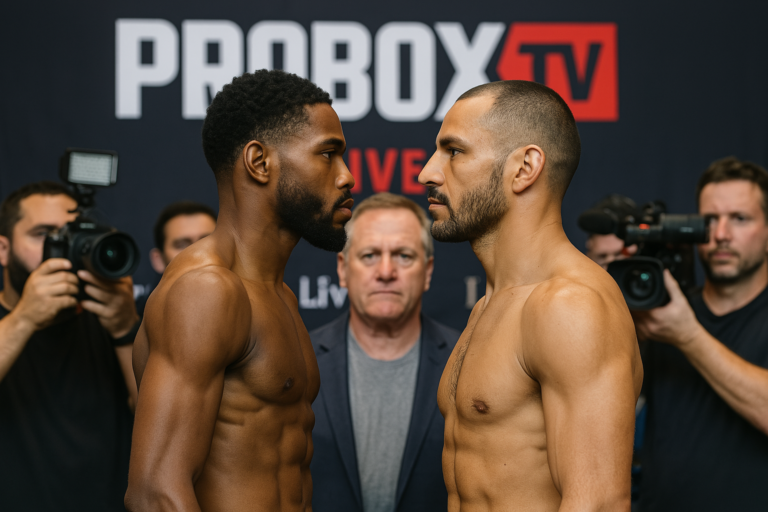 White vs Romero Ready for War After Intense ProBox TV Weigh-In