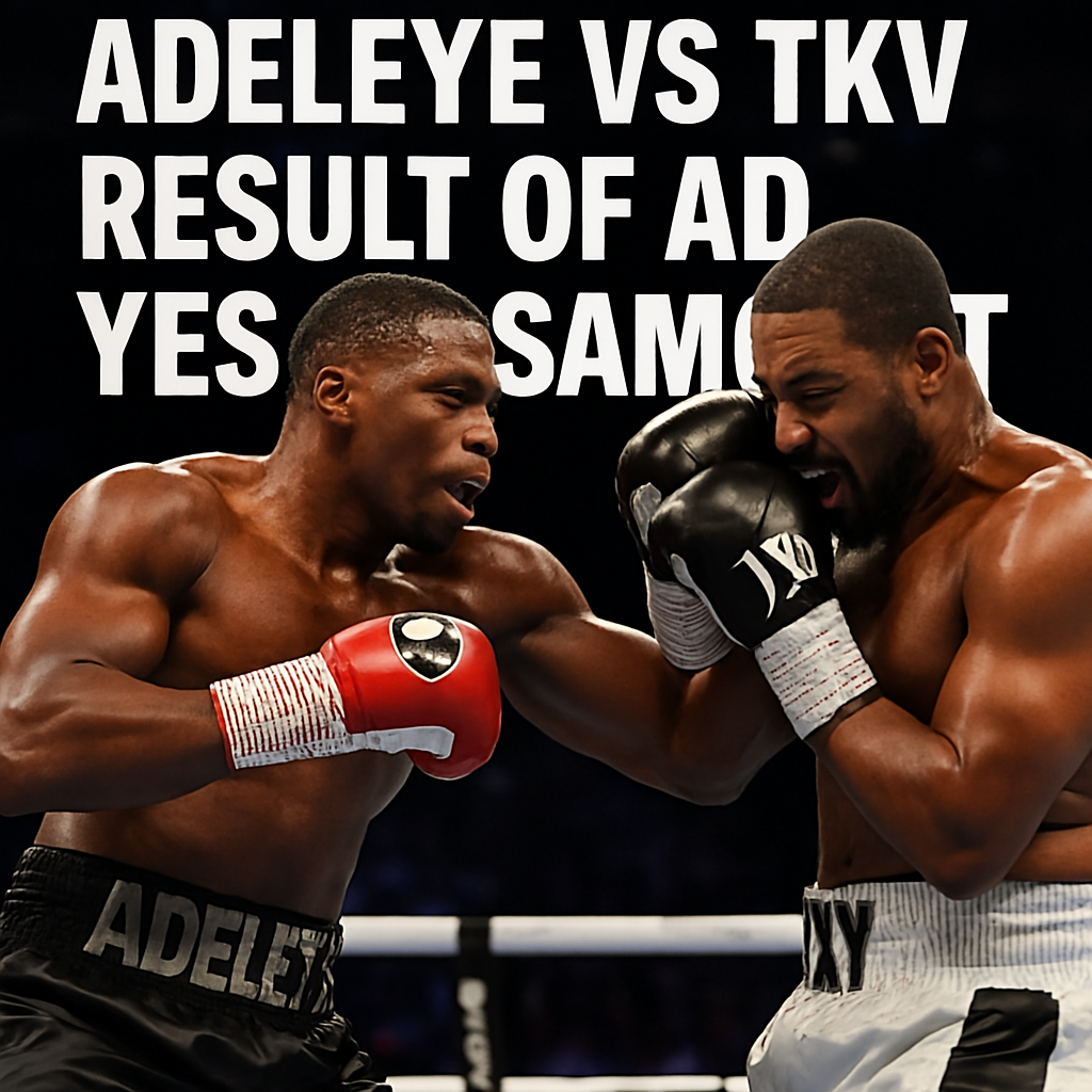 Adeleye vs TKV Controversy: Result Stands but Rematch Could Be Ordered
