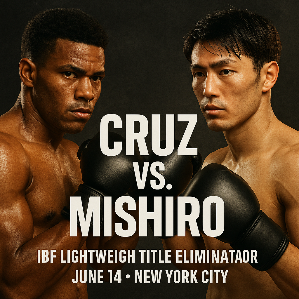 cruz vs mishiro - Cruz vs Mishiro: High-Stakes Battle for IBF Title Shot on DAZN