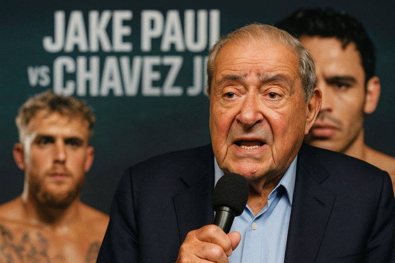 Bob Arum at 93: Jake Paul vs Chavez Jr. Isn’t Even Boxing