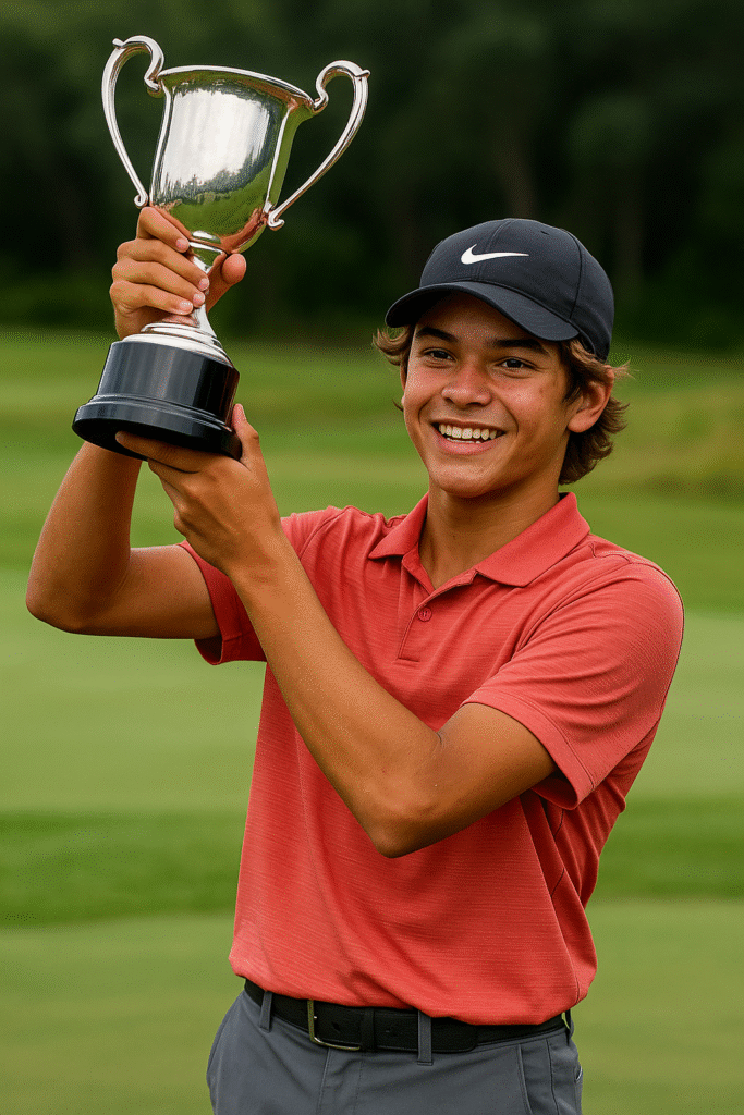 charlie woods - Charlie Woods Steps Out of His Father’s Shadow with First AJGA Victory