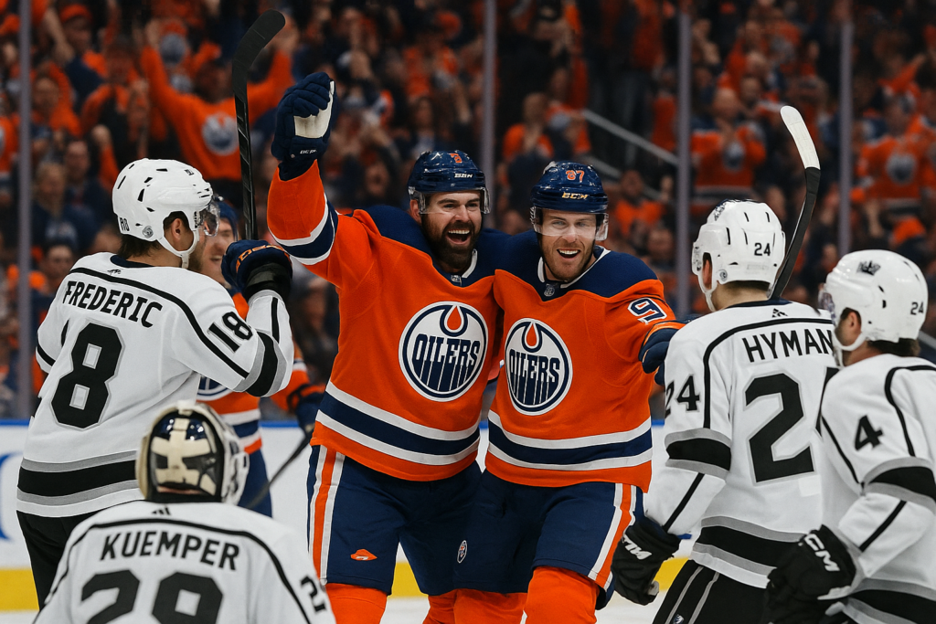 Kings vs Oilers: Connor Brown Leads the Charge to Next Round