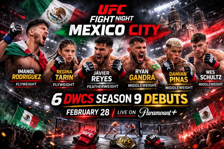 ศึก UFC Mexico City ดัน 6 นักชก DWCS ซีซัน 9 เปิดตัวพร้อมกัน