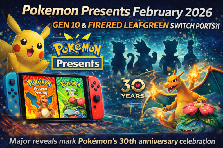 Pokemon Presents February 2026: Gen 10 Reveal Rumors and FireRed Switch Port