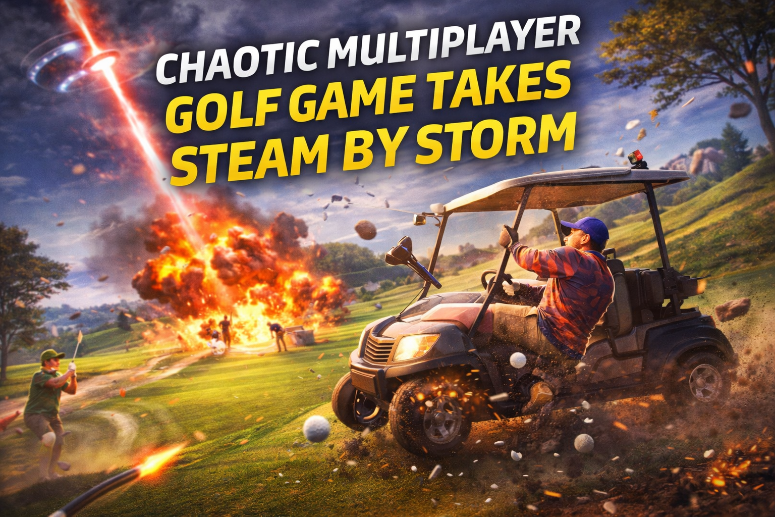 Steam Surprise Hit: Chaotic Multiplayer Golf Game Explodes in Popularity Within Days