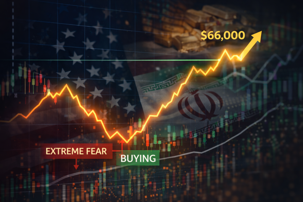 Bitcoin Climbs Back Above $66,000 — But the Bigger Story Is How Investors Are Positioning for Risk