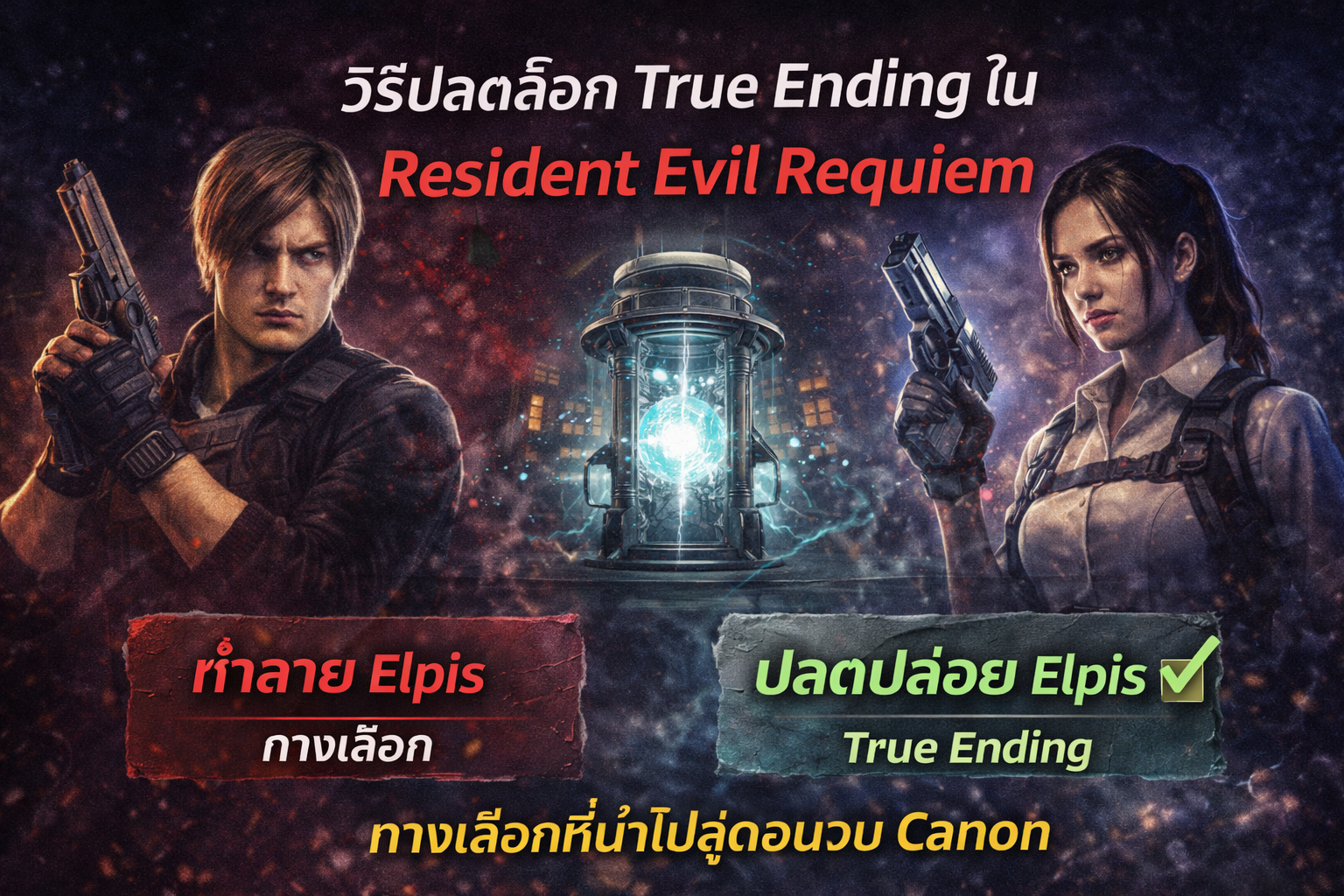 วิธีปลดล็อก True Ending ใน Resident Evil Requiem