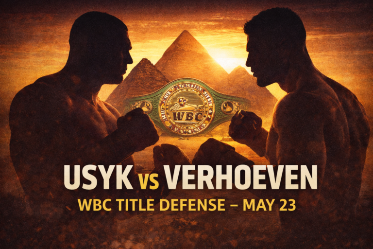 Usyk to Face Rico Verhoeven in WBC Title Defense at Giza