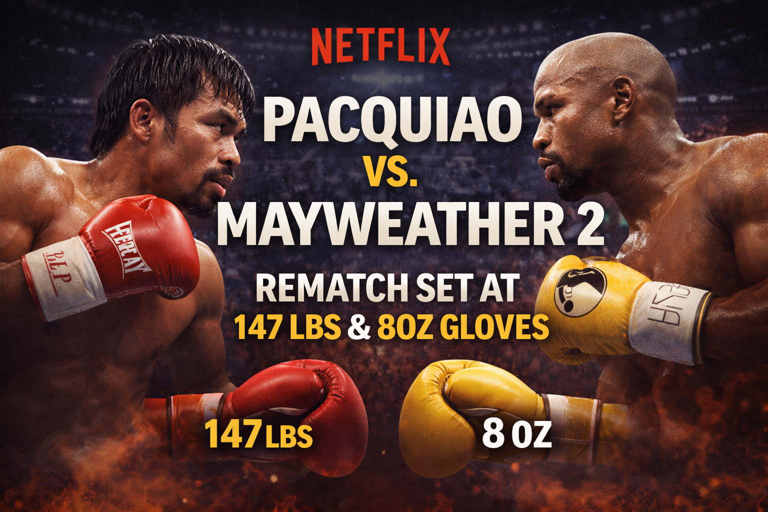 Pacquiao Targets 147lbs for Mayweather Rematch