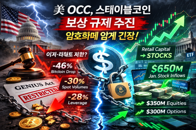 美 OCC, 스테이블코인 보상 규제 추진…암호화폐 업계 긴장