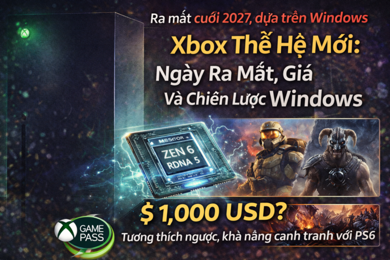 Xbox Thế Hệ Mới: Ngày Ra Mắt, Giá Và Chiến Lược Windows