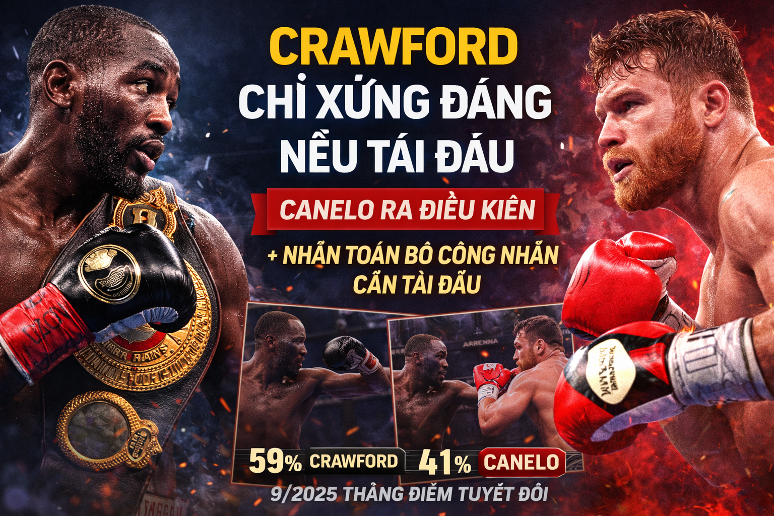 Crawford chỉ xứng đáng nếu tái đấu