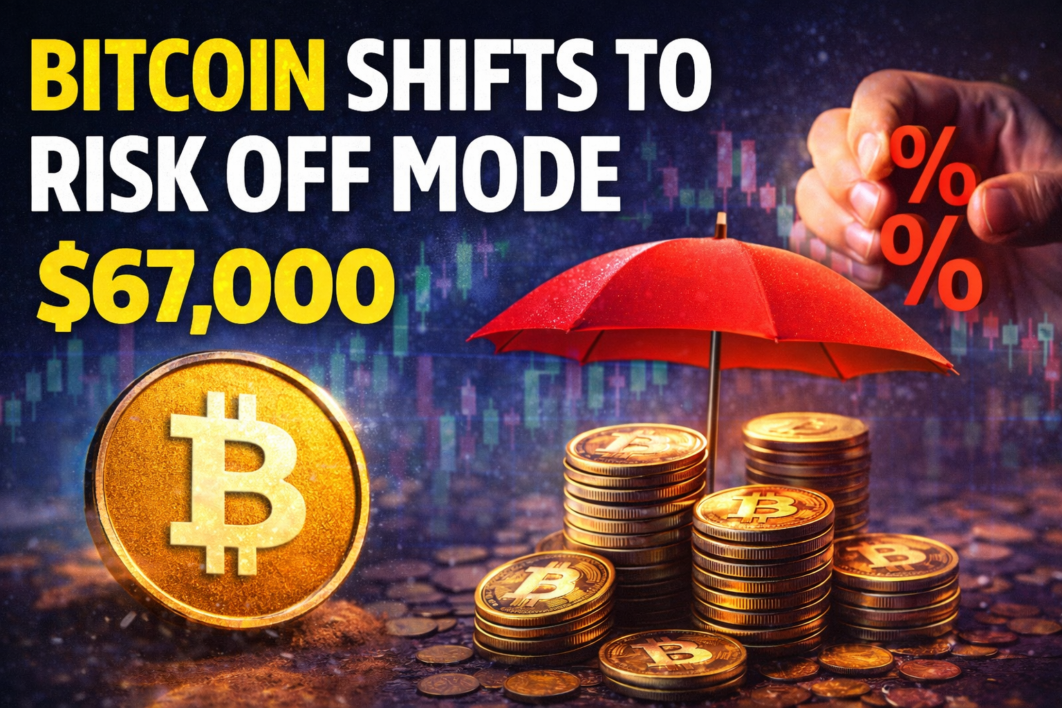 Bitcoin Crash Protection Demand Rises as Market Stabilizes Near $67K