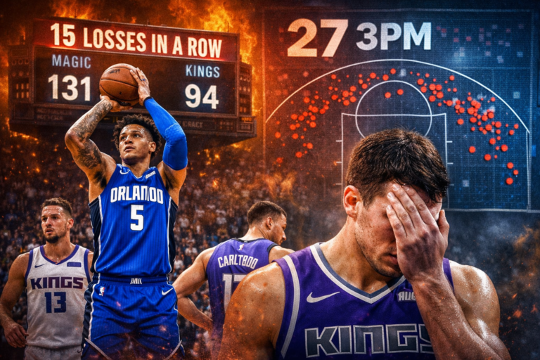 Kings Hit Historic 15-Game Slide as Magic’s Record Shooting Signals NBA Style Shift