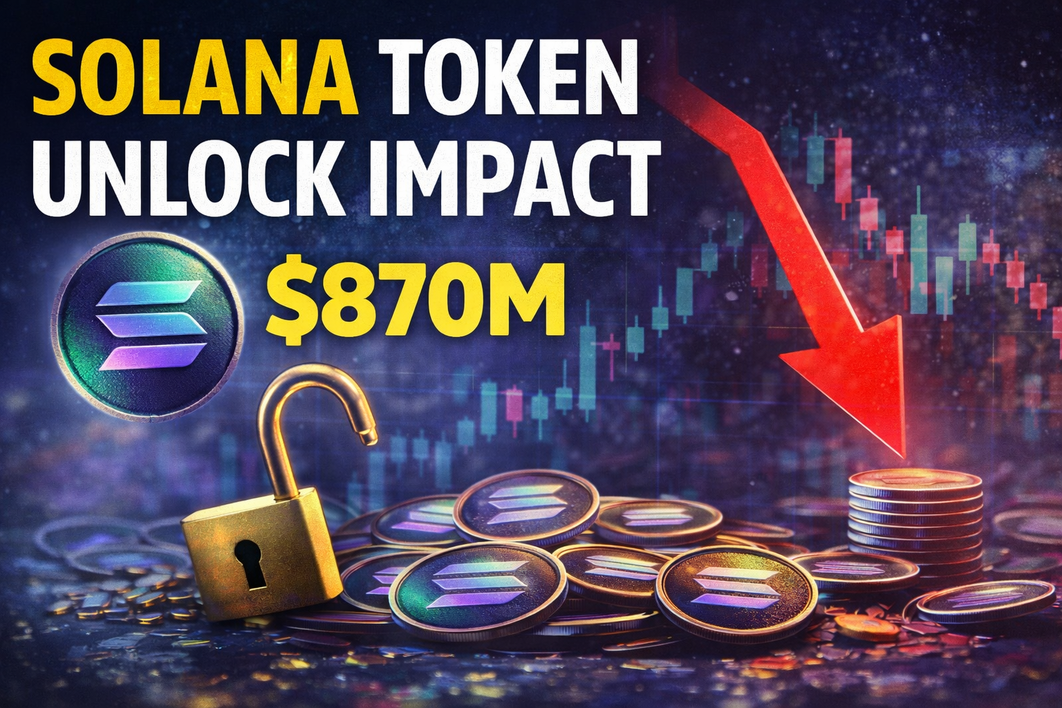 Tác động mở khóa token Solana 870 triệu USD trở thành bài kiểm tra thanh khoản toàn thị trường