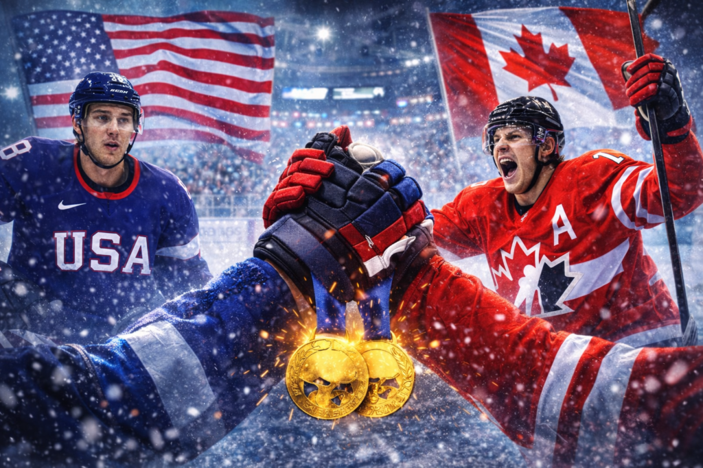 USA vs Canada Men’s Hockey Rivalry — The Numbers Behind International Hockey’s Fiercest Battle