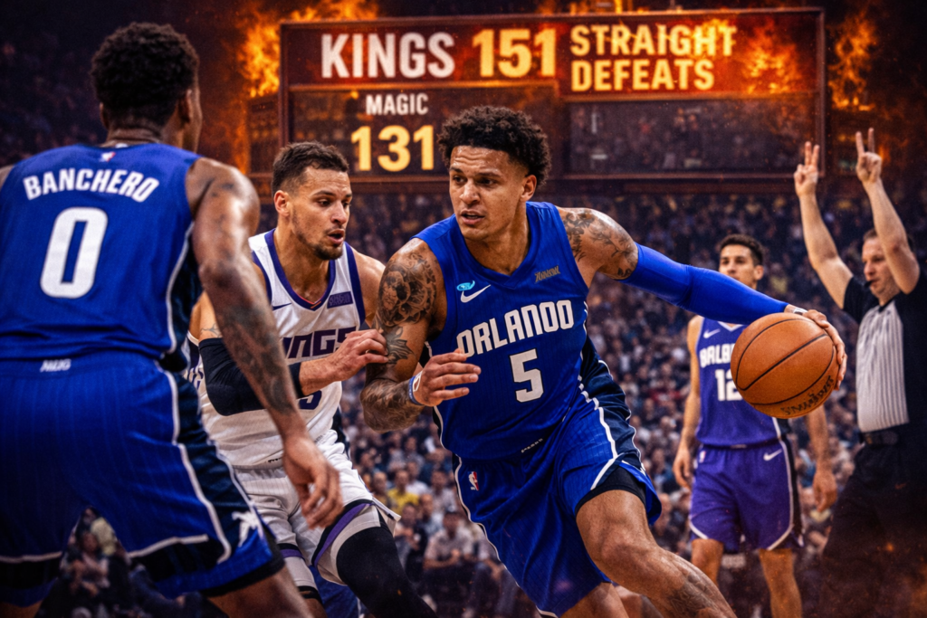 Kings Hit Historic 15-Game Slide as Magic’s Record Shooting Signals NBA Style Shift