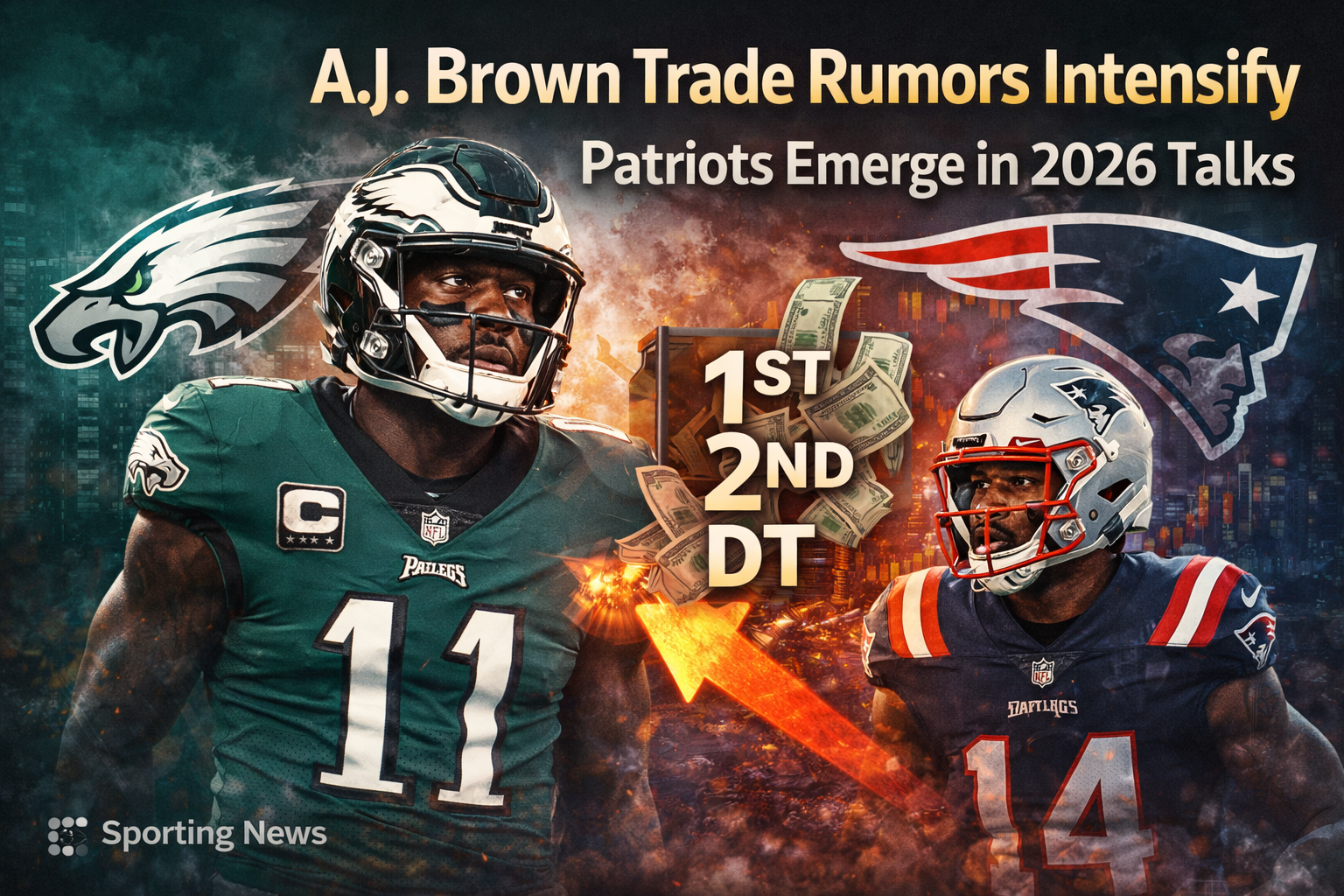 A.J. Brown Trade Rumors Intensify as Patriots Emerge in 2026 Talks