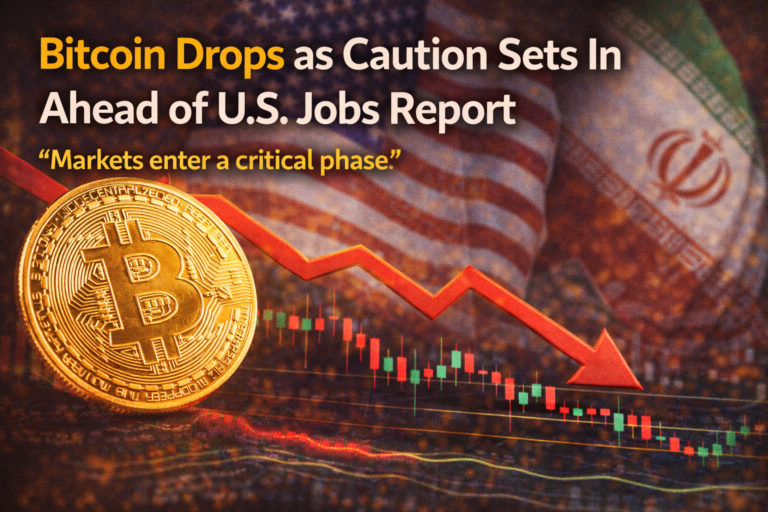Bitcoin Slips as Traders Turn Cautious Ahead of U.S. Jobs Report